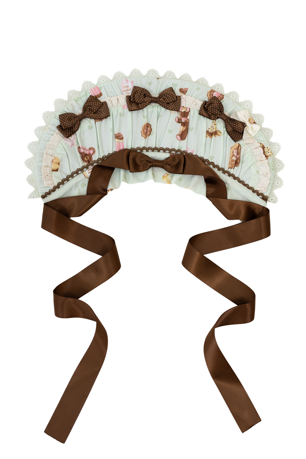 Babyblue - Dream Teahouse - Dessert Print Kawaii Lolita OP Dress Suit (L M S XL) 43332:773746