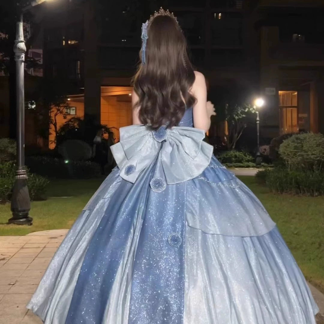 Nectarine White Tea - Captivating Starry - Wedding Lolita Dress Elegant Bridal JSK 37764:566872