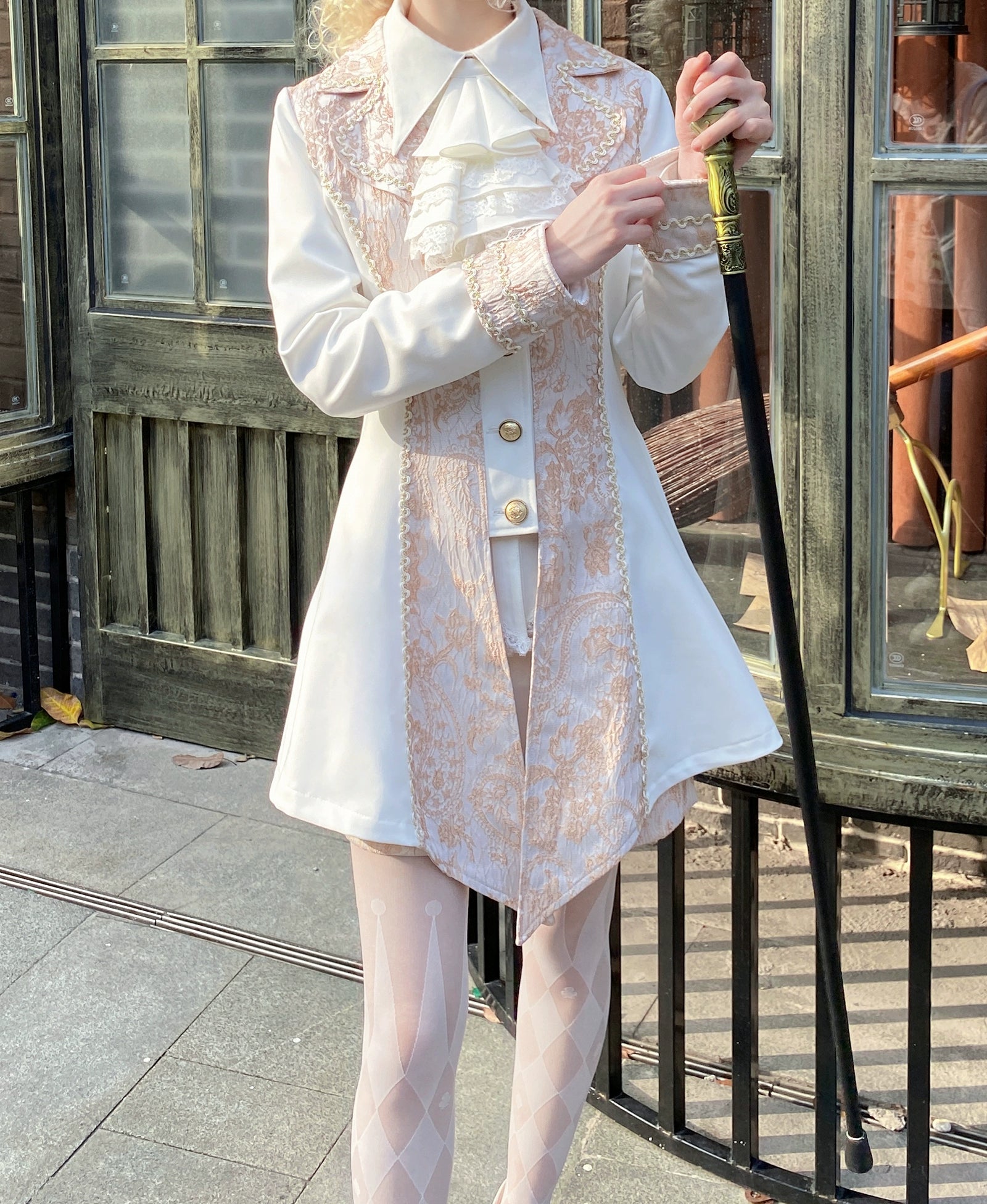 Oath of the Chapter - Ouji Lolita Suit Embroidered Prince Vest Shorts Coat 40532:661928