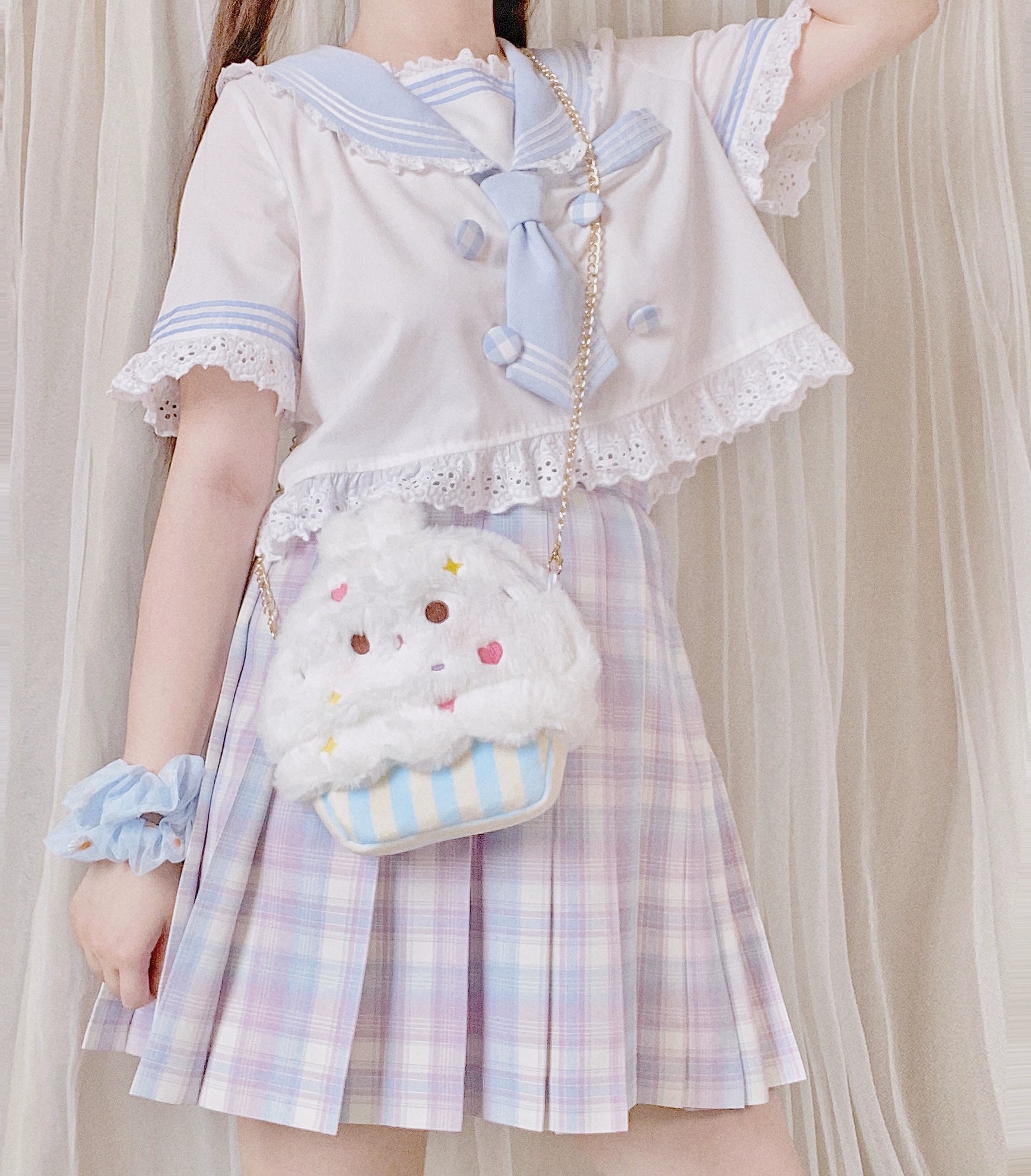 PiggyLass - Cute Plush Lolita Bag Rabbit Cake Bag