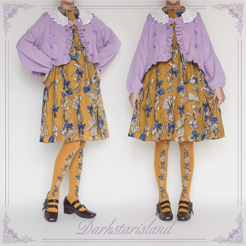 (BFM)Dark Star Island~Sugar Frost~Sweet Lolita Cardigan Knit Embroidered Sweater 34274:449612