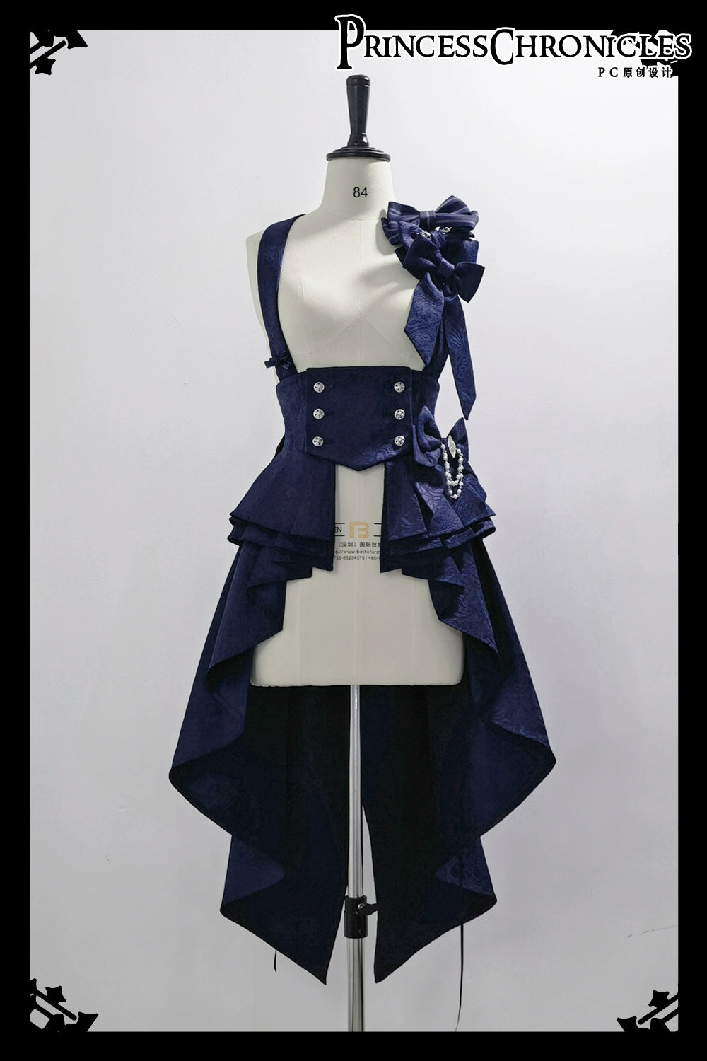 Princess Chronicles - Rabbit Theater - Ouji Lolita Suspender Waistband Shorts Set Suspender Waistband Only S