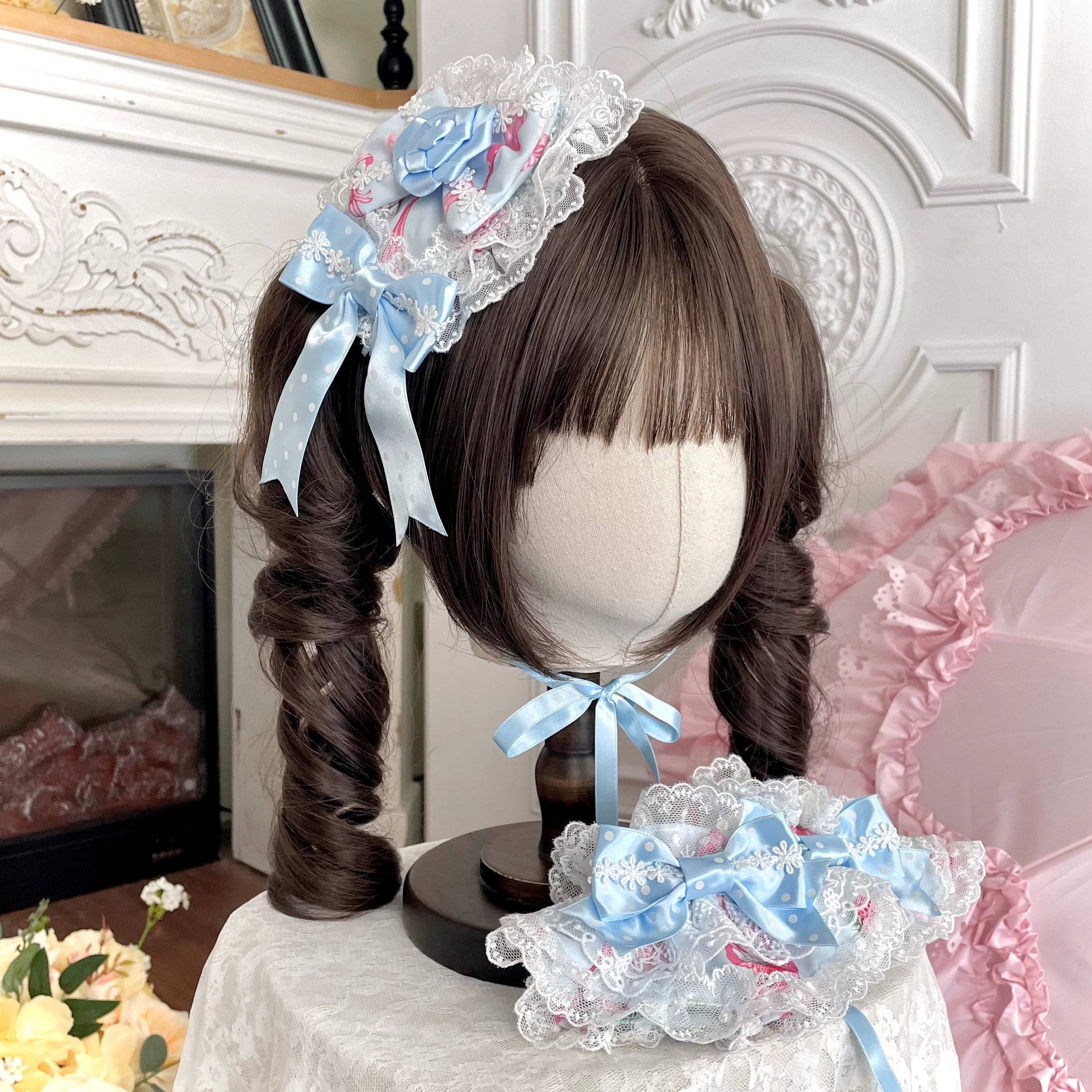 Deer Strawberry Garden - Old School Lolita Deer & Strawberry Printed JSK Dress 45681:860553