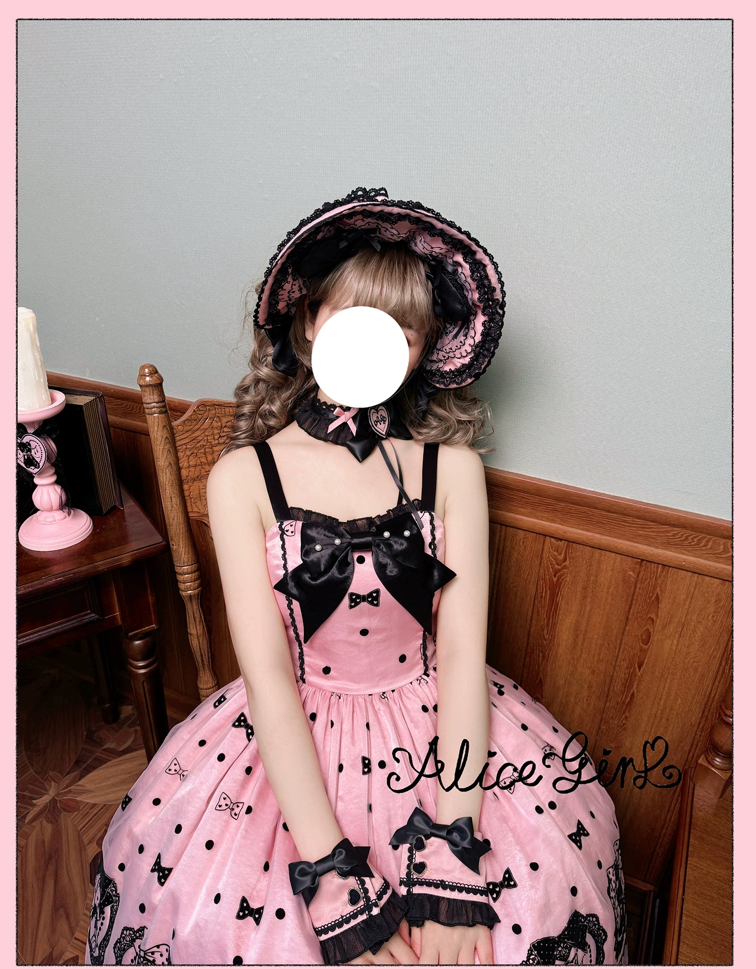 Alice Girl - Brown Sugar Bear - Printed Sweet Lolita Dress, Multiple Styles 43697:783248