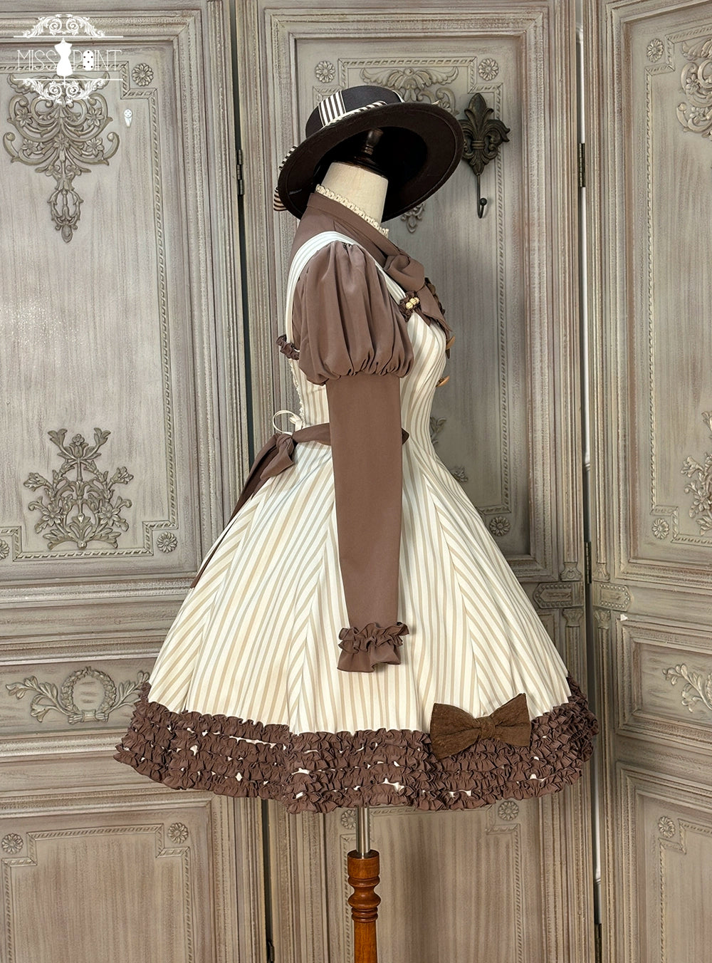 Miss Point - Classic Lolita JSK Customized Stripe Lolita Dress 40842:681074