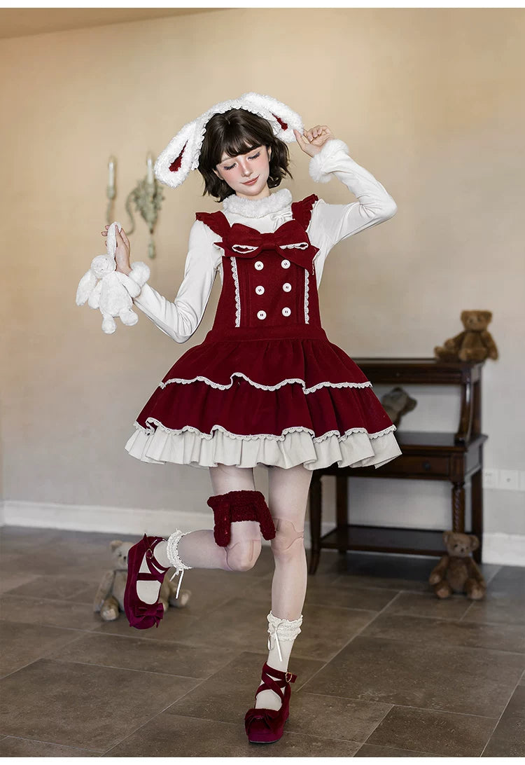 Snowlight of Tokamachi - Kawaii Lolita JSK, Animal Ear Headband 44363:806297