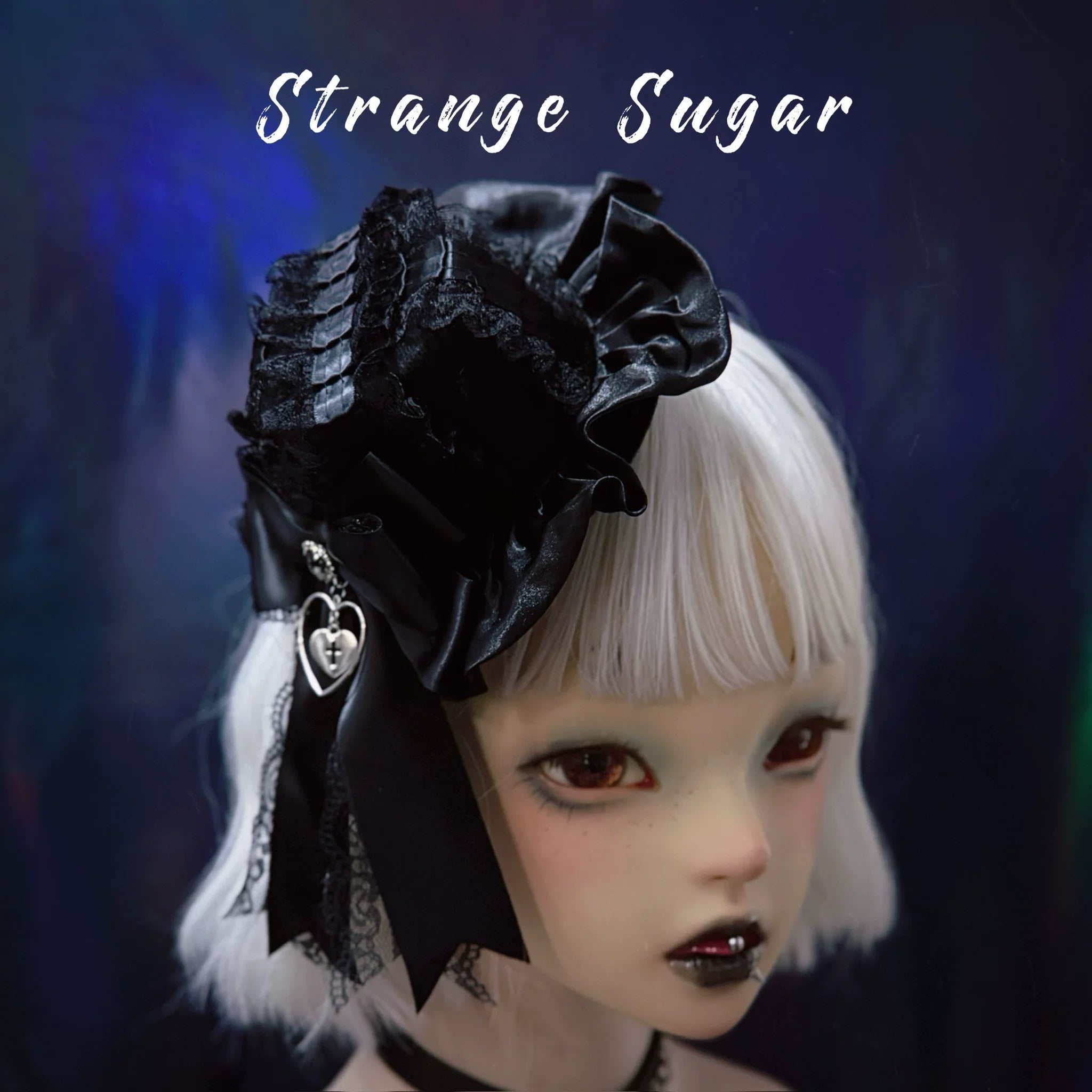 Halloween Gothic Lolita Headdress, Eyeball & Skeleton Accent 9