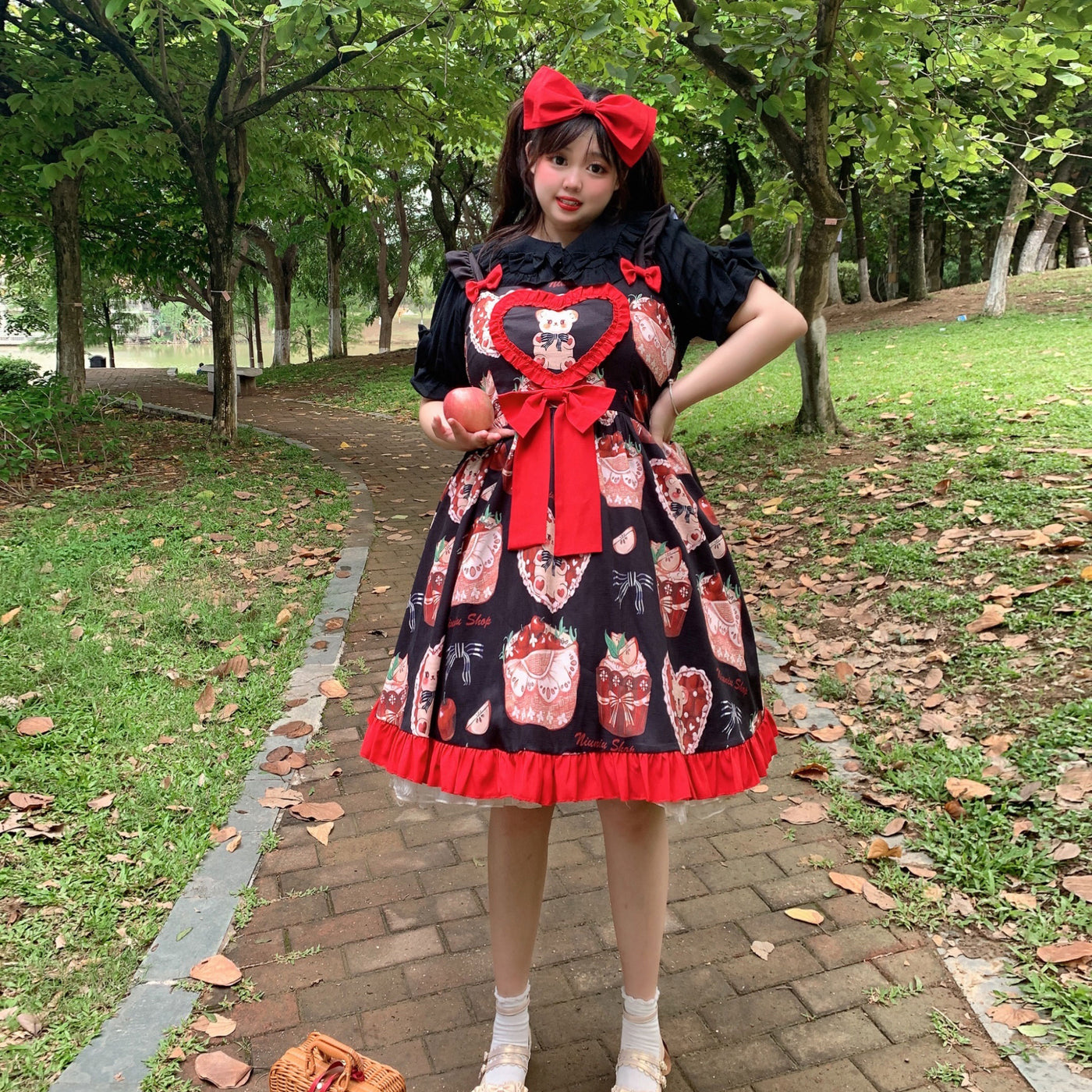 (Buyforme)Niu Niu~Rainbow Cake~Plus Size Doll Collar Sweet Lolita Shirt   