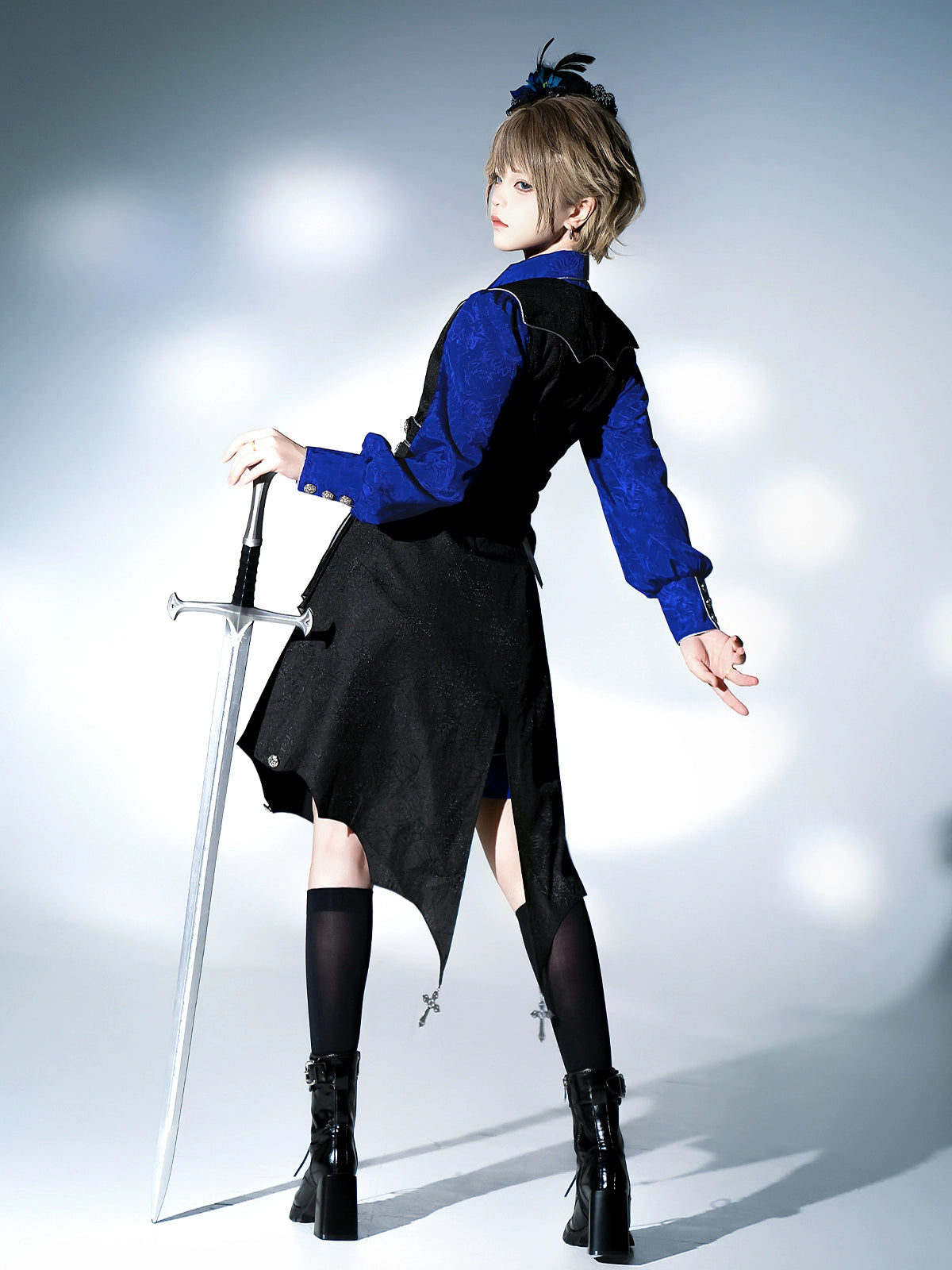 Your Princess - Knight's Code - Jacquard Ouji Fashion Vest Set, Detachable Jabot 44350:805318