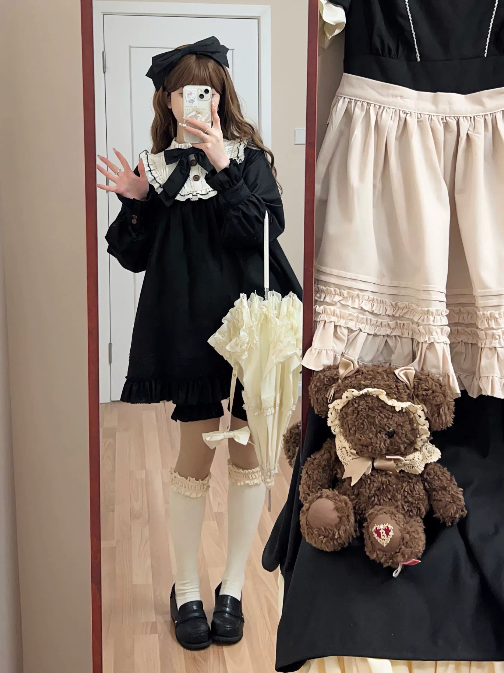 Uncle's Workshop - Lullaby - Cotton Lolita OP Dress Kawaii Lolita Bloomers 34608:463486