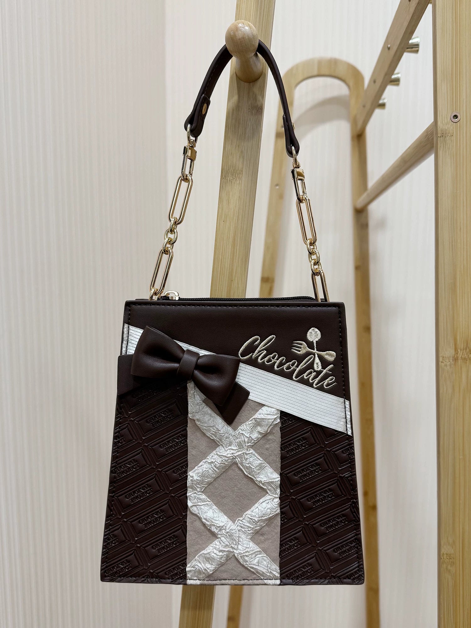 Sweet Lolita Heart-shaped Bag, Chocolate Inspired