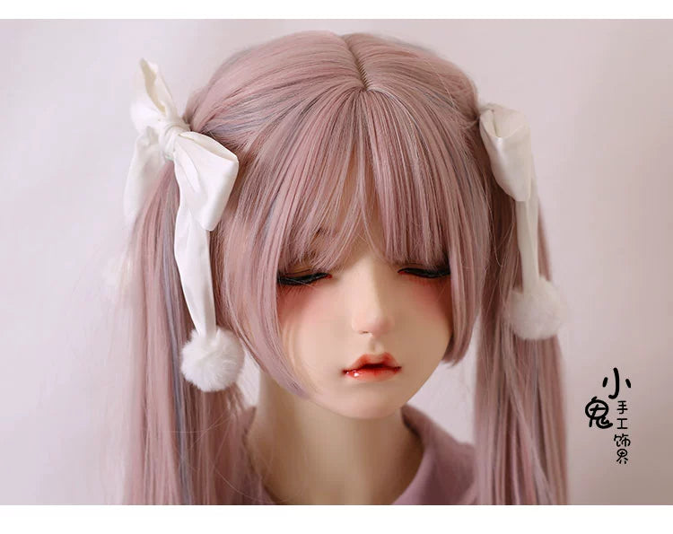 Xiaogui - Sweet Lolita Bow Hair Clips Multicolors
