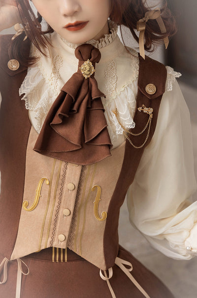 Miss Point~Golden Movement~Elegant Lolita Waistcost Short Vest Customized   