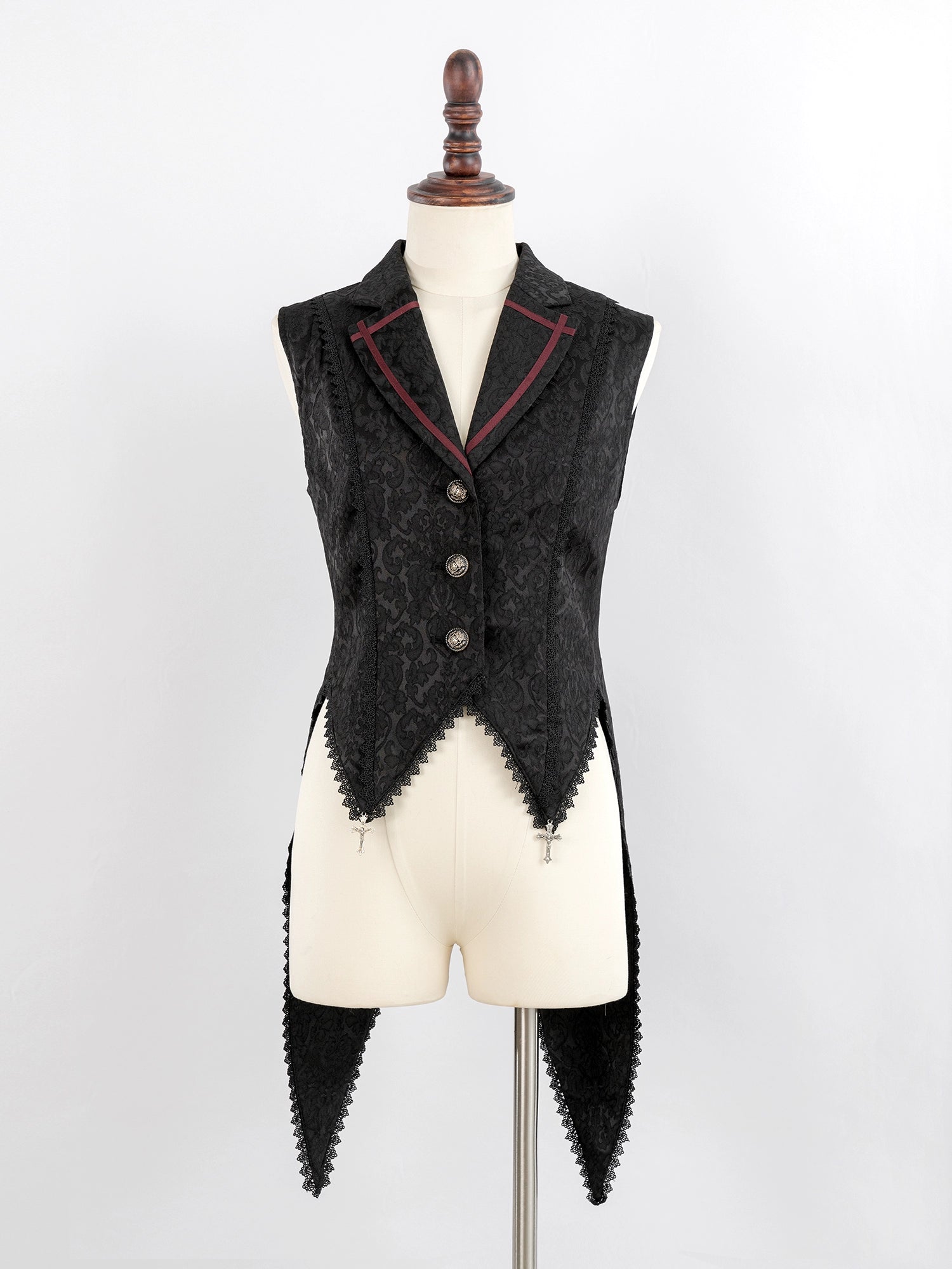(BFM)Luna Planetarium~Evil Fang~Gothic Lolita JSK Suit Ouji Lolita Shorts Suit (L M S XL / Vest) 36838:531692