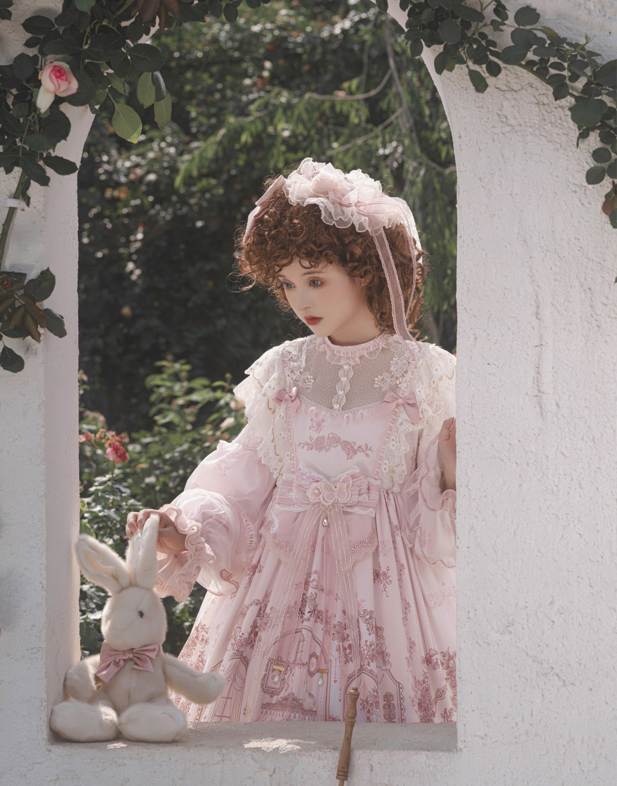 Garden Cat~Sunset Realm Lolita Bride Gorgeous OP FS 15208:197950