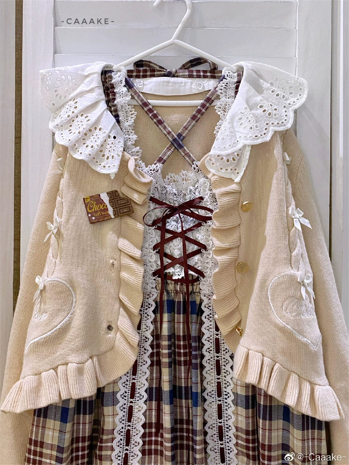(BFM)Dark Star Island~Sugar Frost~Sweet Lolita Cardigan Knit Embroidered Sweater 34274:449624