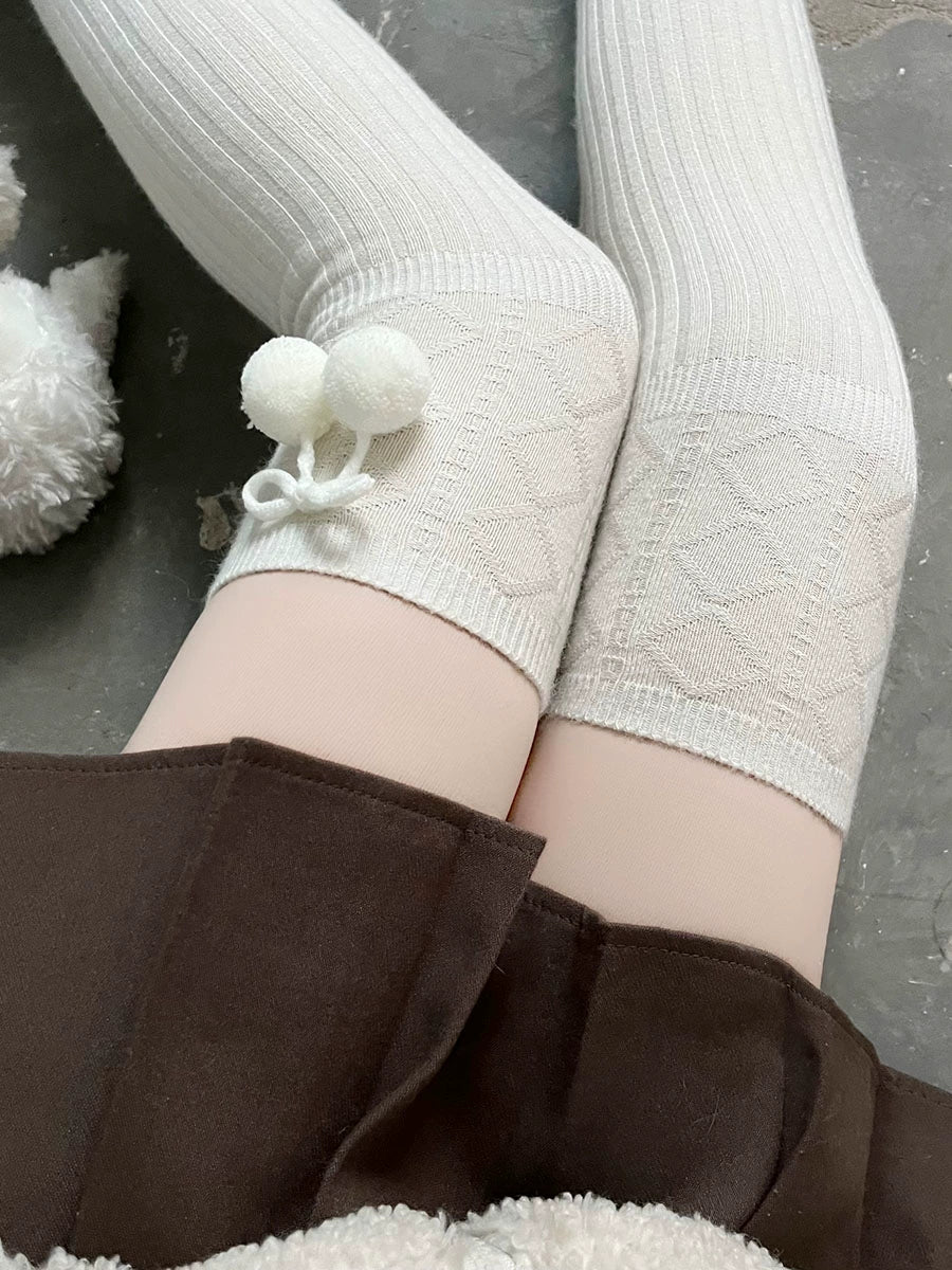 Hua Nai Cat - Sweet Lolita Stockings Thigh-High JK Socks