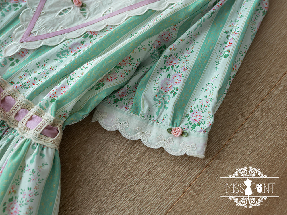 (Buyforme)Miss Point~Happy Summer Elegant Lolita Floral OP Dress 17704:244858