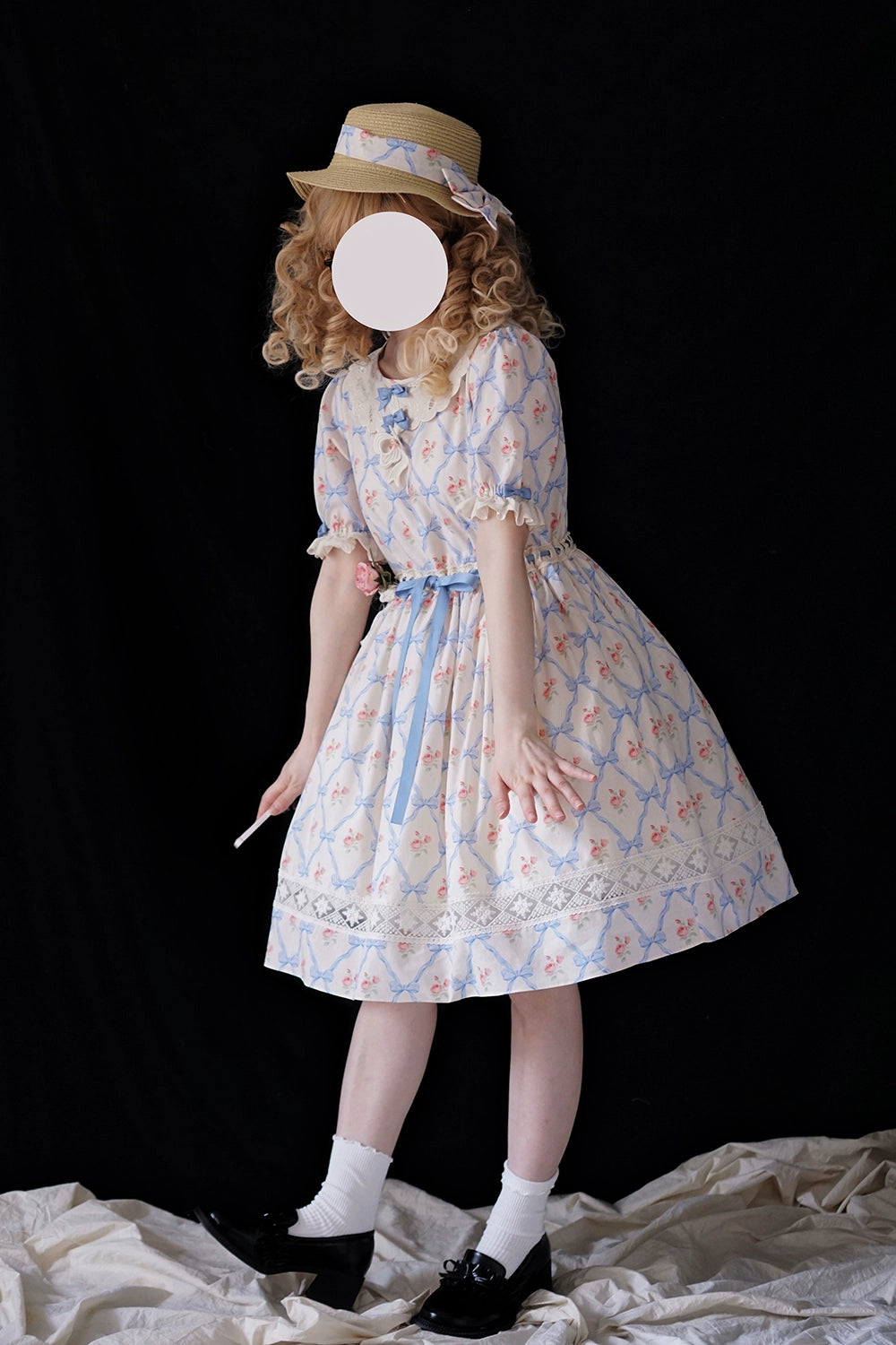 Miss Point~Customized Elegant Lolita OP Dress Cute Daily Girl Short Lolita Dress 35670:519892