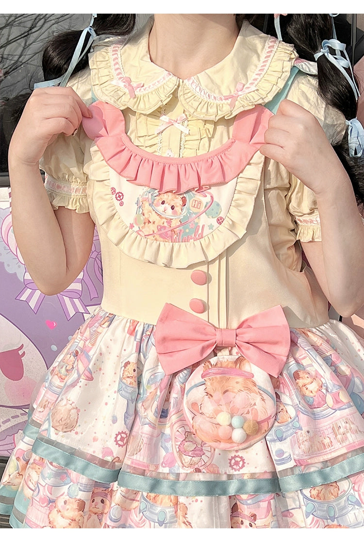 Mewroco - Little Frosty - Kawaii Lolita Summer Blouse Multicolors