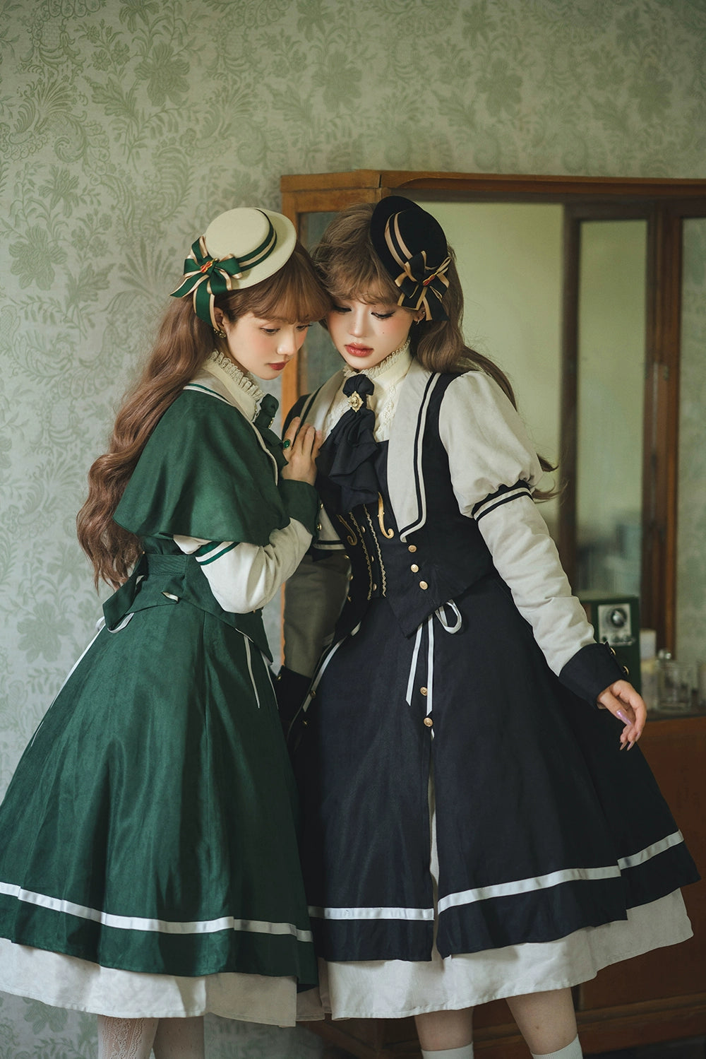 Miss Point - Golden Movement - Elegant Lolita Fishbone Skirt Customized