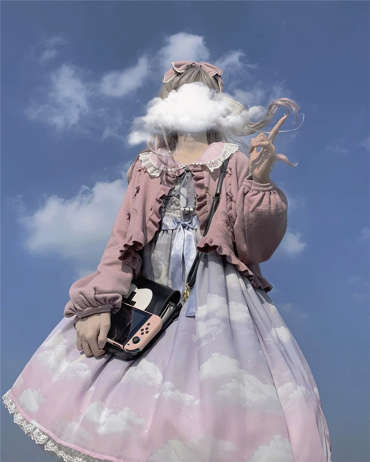 Sugar Frost - Sweet Lolita Cardigan Knit Embroidered Sweater