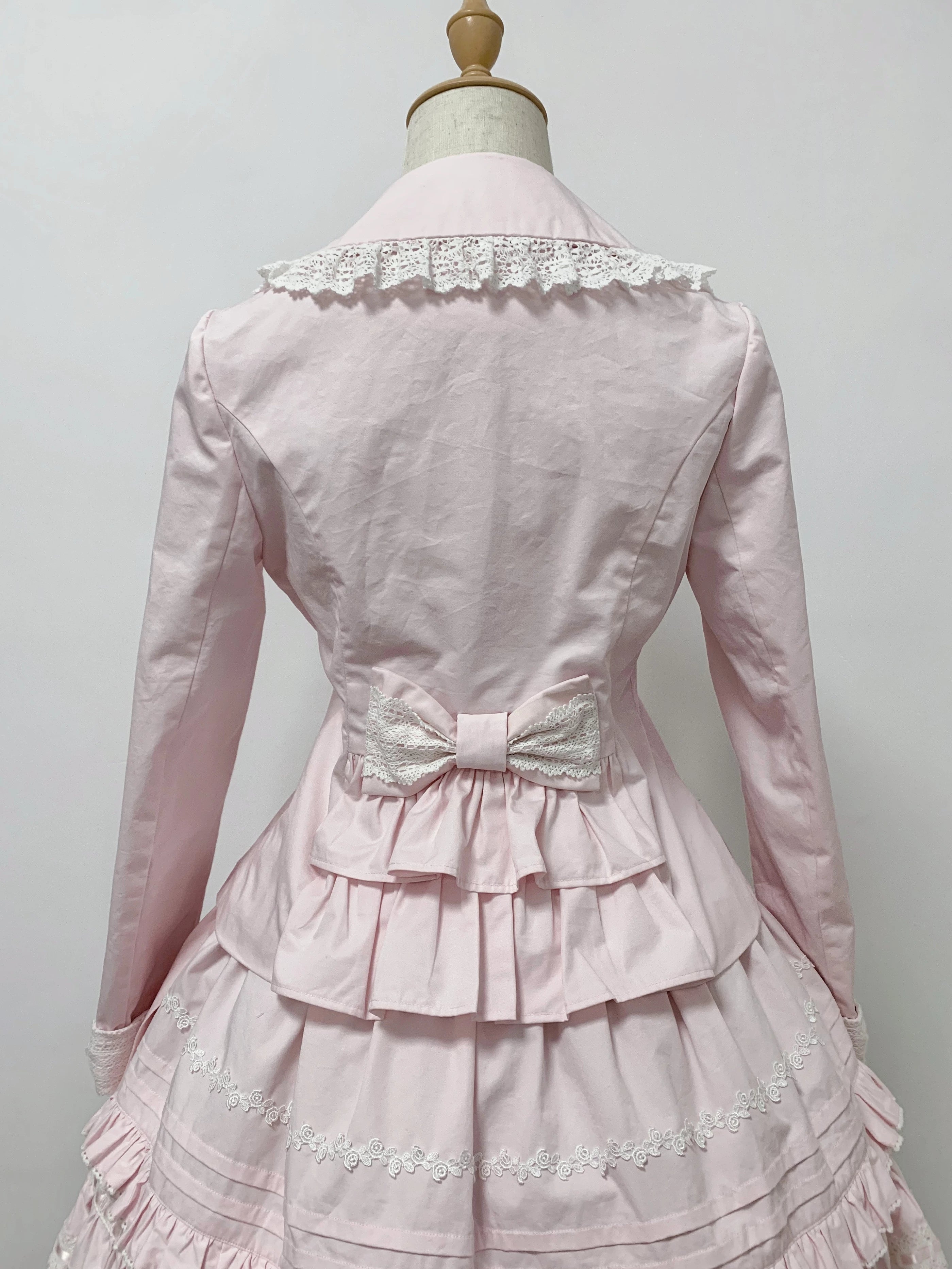 Bunny's Wish - Old School Lolita Coat, Flounce Hem Skirt