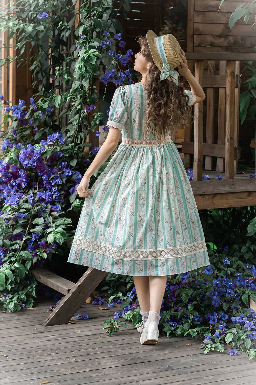 (Buyforme)Miss Point~Happy Summer Elegant Lolita Floral OP Dress