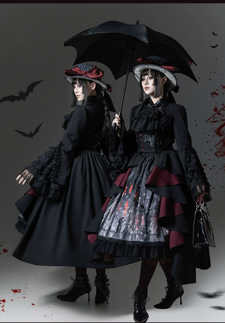 TALEBRINGER - The Sanguivorous Clan 2.0 - Gothic Lolita Coat, Blouse & SK 44090:794620