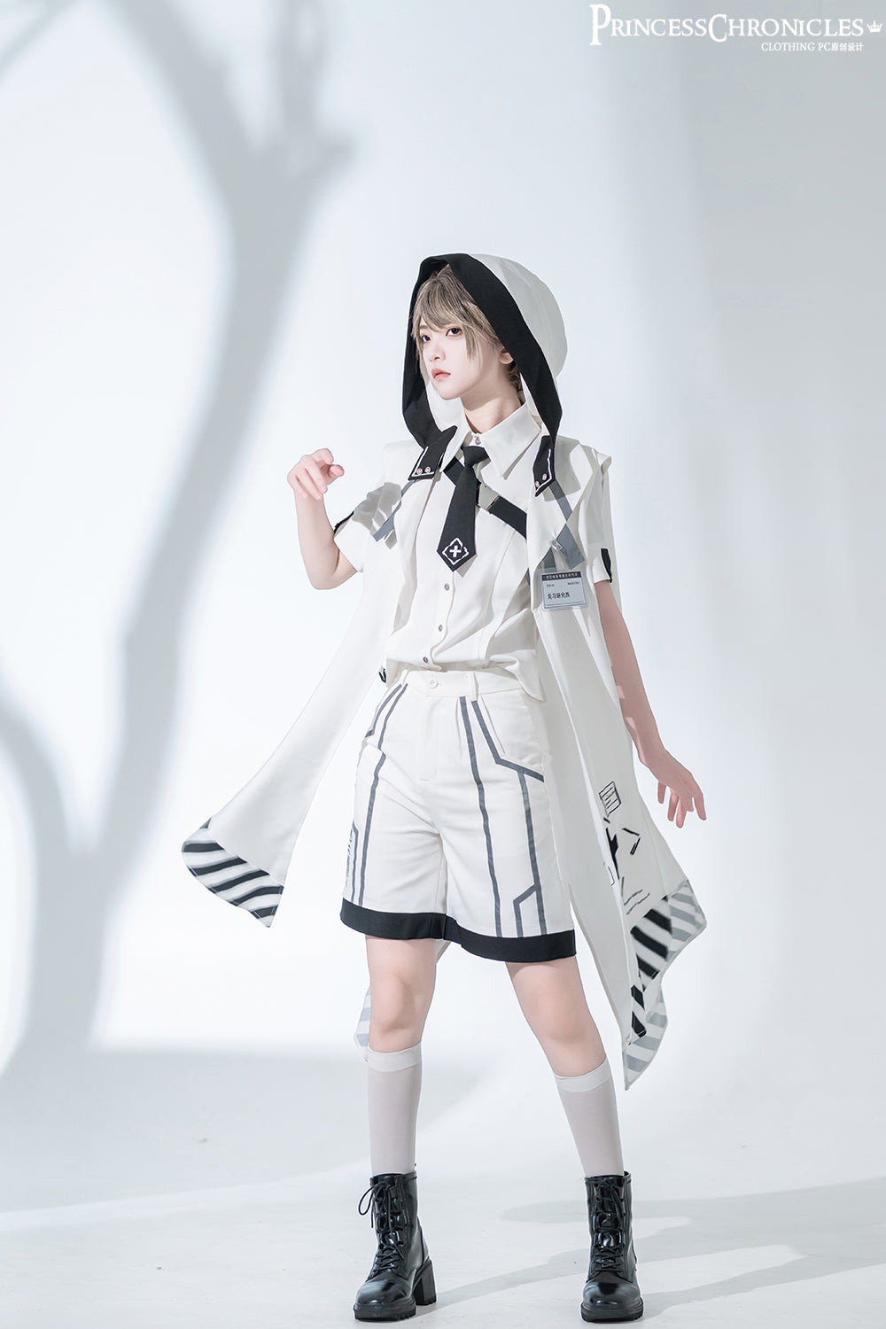 Princess Chronicles - Dry sea and Ashlar - Ouji Lolita White Short Set