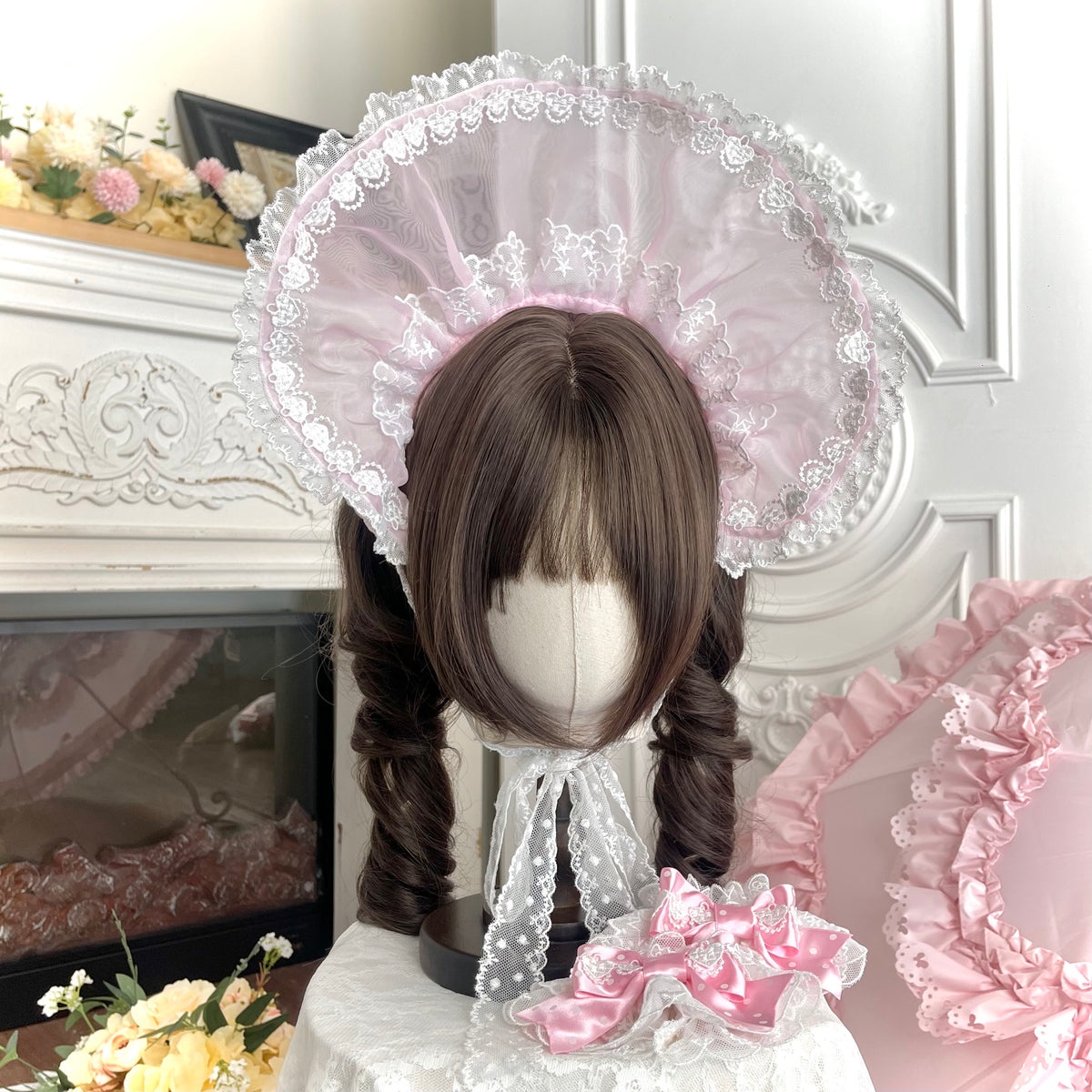 Cotton Lining Old School Lolita JSK Dress, Cosmetic Print 45924:868574