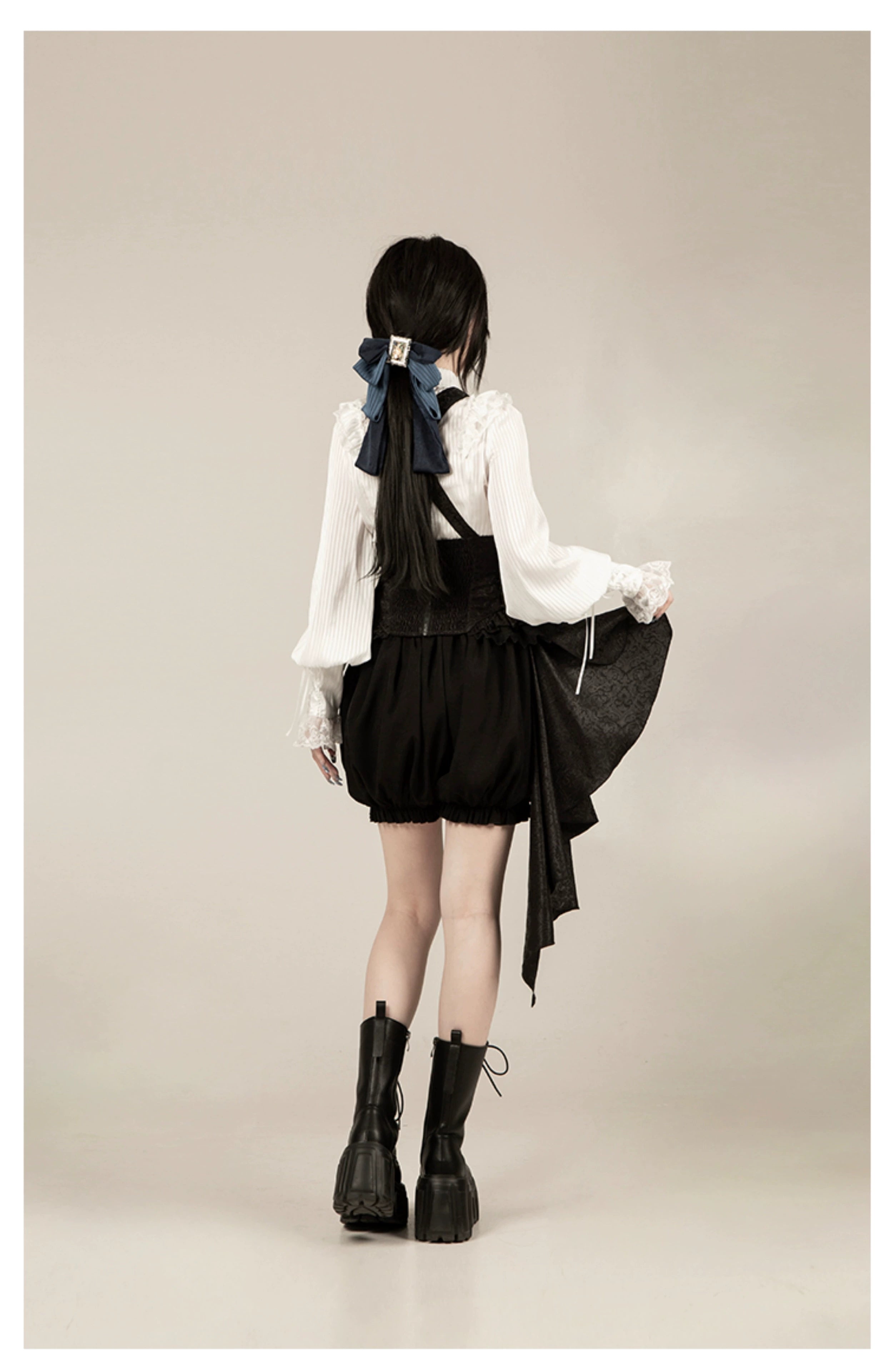 With PUJI - Hunter of Gold - Ouji Lolita Shorts/Pants Outfit Twins Set