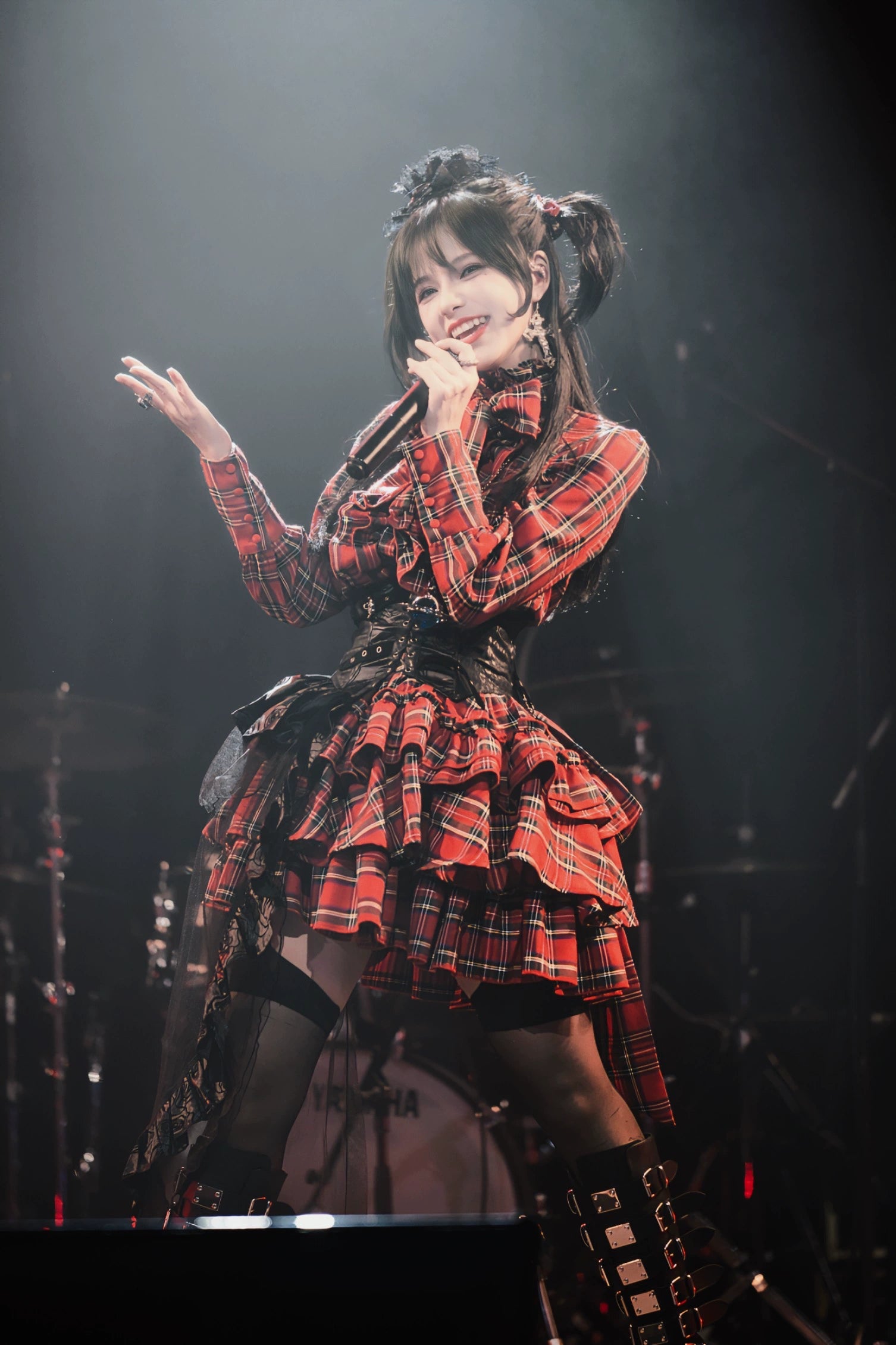 Humanoid Gift Box - Plaid Gothic Lolita Blouse & SK 44028:792589