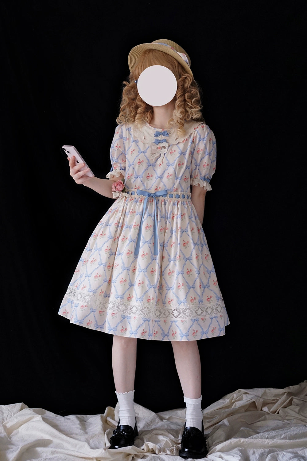 Miss Point~Customized Elegant Lolita OP Dress Cute Daily Girl Short Lolita Dress 35670:519790