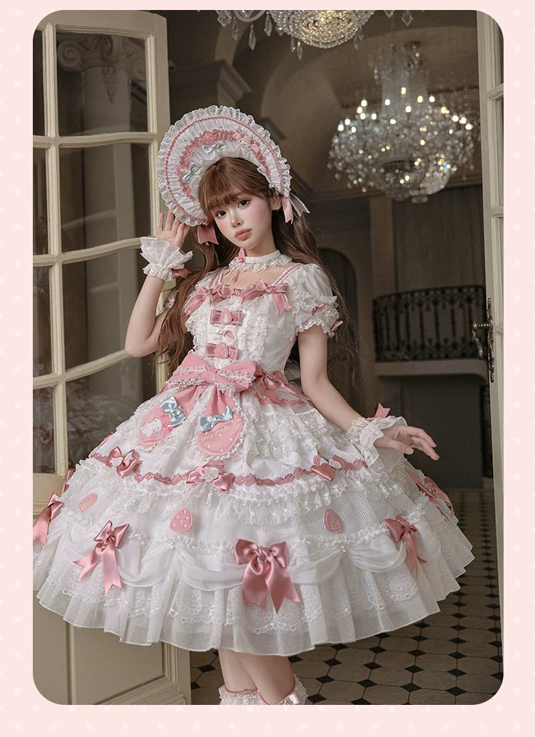 IP Collaboration Sweet Lolita Dress, Gorgeous OP & Slim JSK