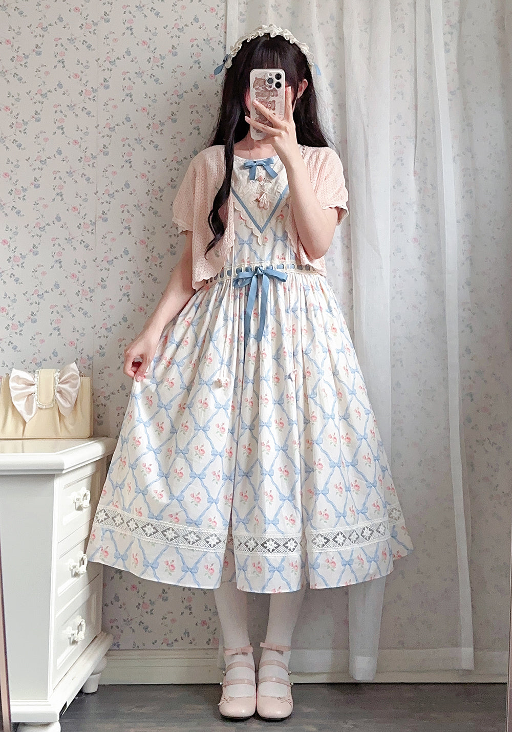 (Buyforme)Miss Point~Happy Summer Elegant Lolita Floral OP Dress 17704:244738