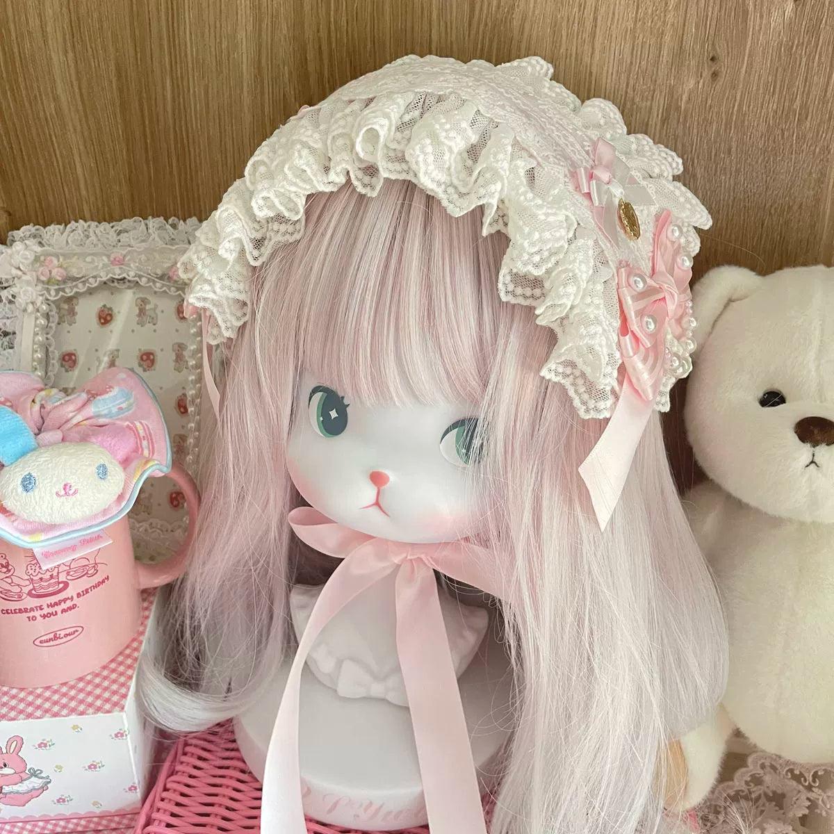 Shao Handmade - Sweet Lolita Handmade Lace Hairband 44060:793925