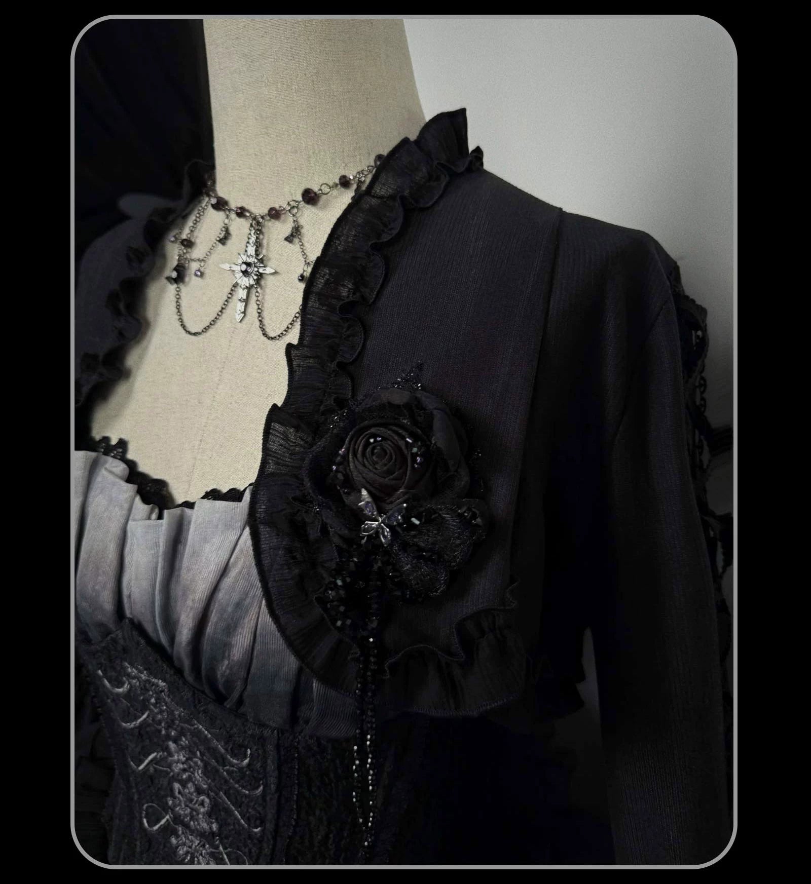 Susin Lolita - Bone-Eroded Butterfly - Gothic Lolita Headdress & Accessories 44052:793585