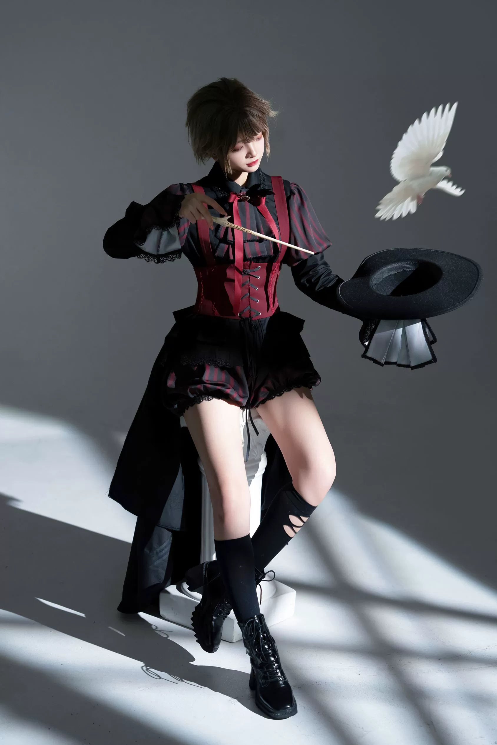 Uncle's Workshop - Ouji Lolita Shirt Set Prince Style Bloomers