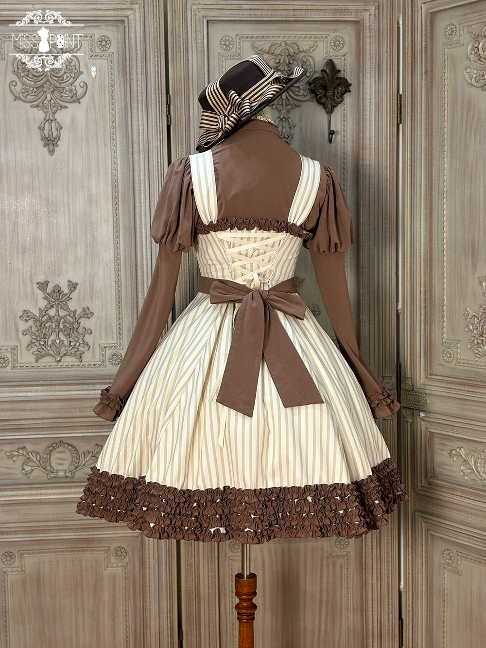 Miss Point - Classic Lolita JSK Customized Stripe Lolita Dress 40842:681076