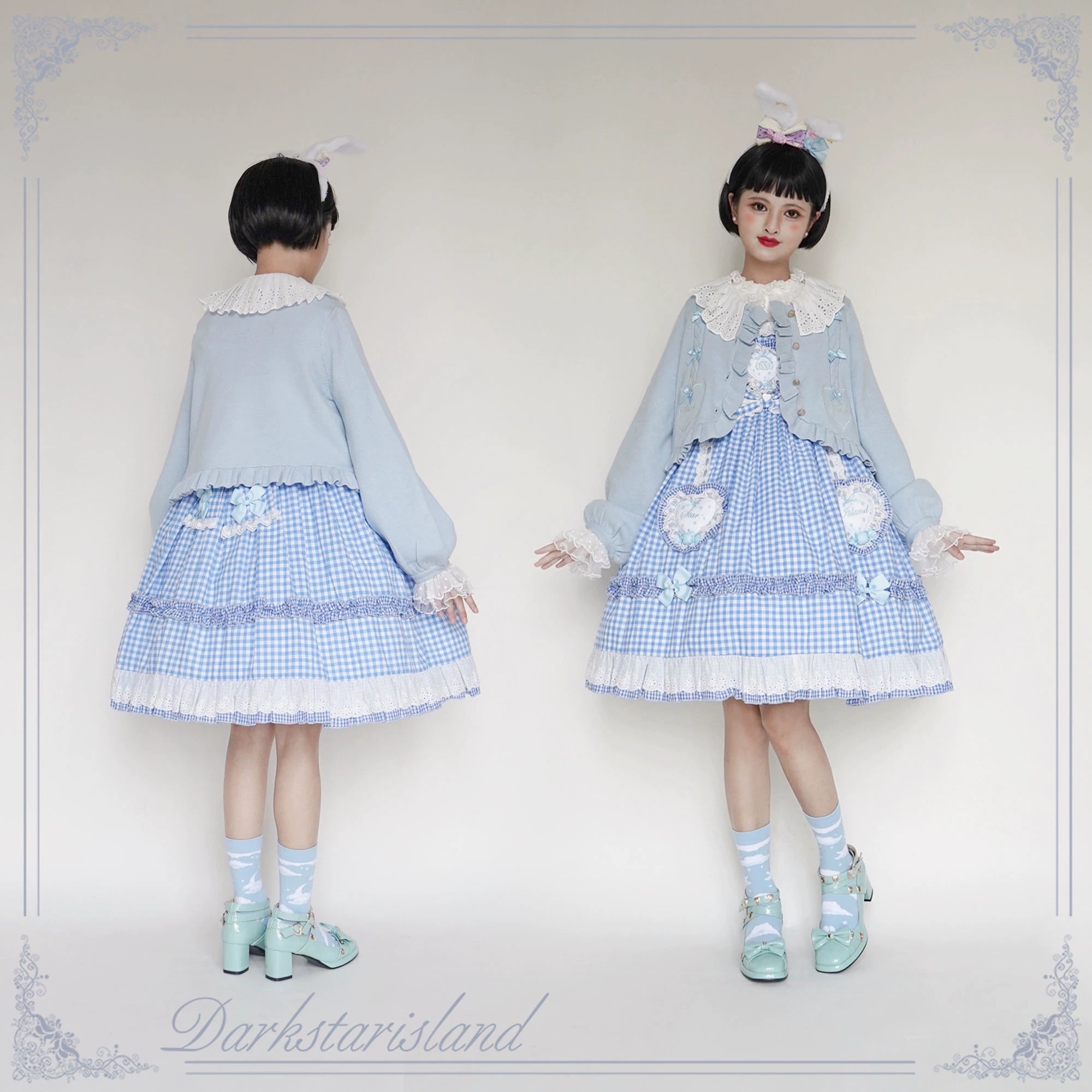 (BFM)Dark Star Island~Sugar Frost~Sweet Lolita Cardigan Knit Embroidered Sweater 34274:449494