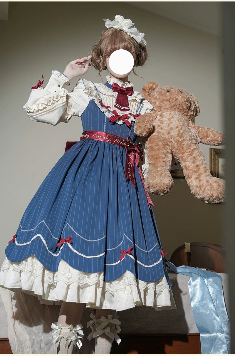 Buling Moon - Sweetheart Puppet - Retro Lolita OP Elegant Daily Lolita Dress