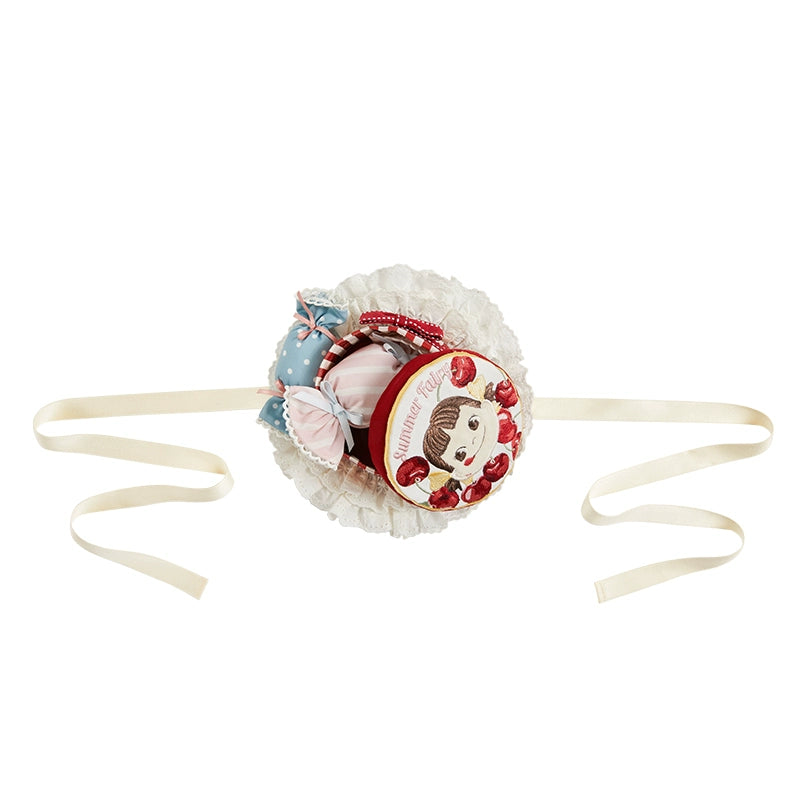 Summer Fairy~IP Collab Kawaii Lolita JSK Shirt Candy Box Hat (L M S XL XS) 38662:598738