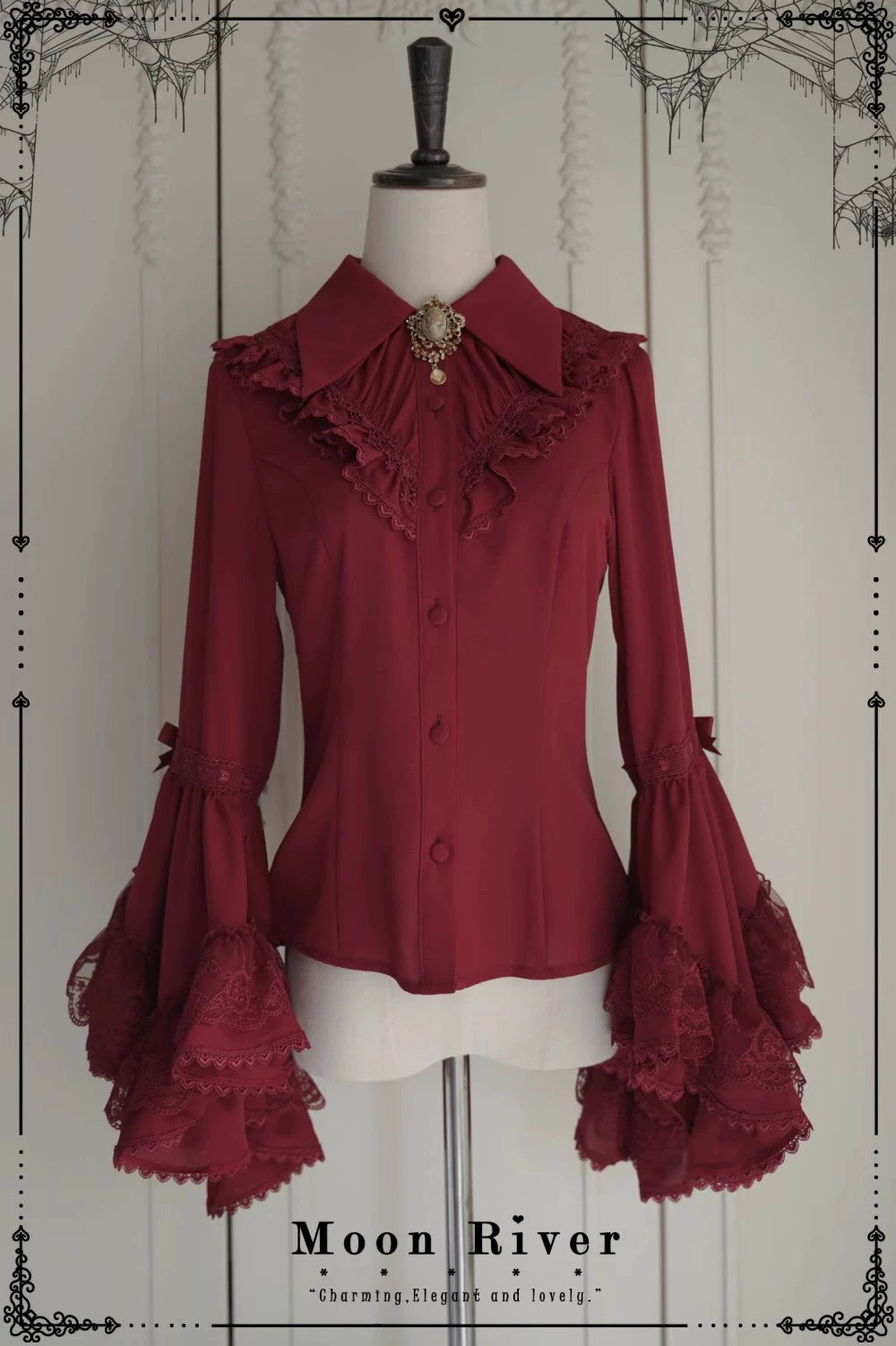 Moon River - Moonlit Spider - Gothic Lolita SK & JSK Dress Outfit Set 44232:799679