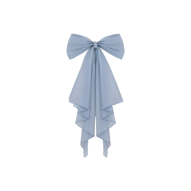With PUJI - Annie's Dreamland - Cotton Lolita OP Dress Doll Collar Summer Dress S Dual-Use Large Bow (duckbill clip fixed)