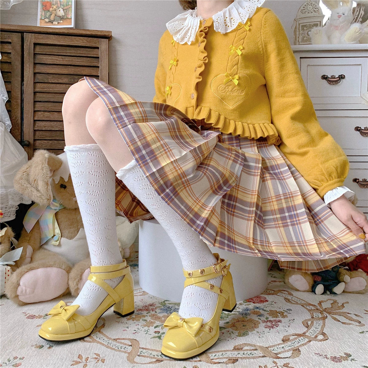 (BFM)Dark Star Island~Sugar Frost~Sweet Lolita Cardigan Knit Embroidered Sweater 34274:449348