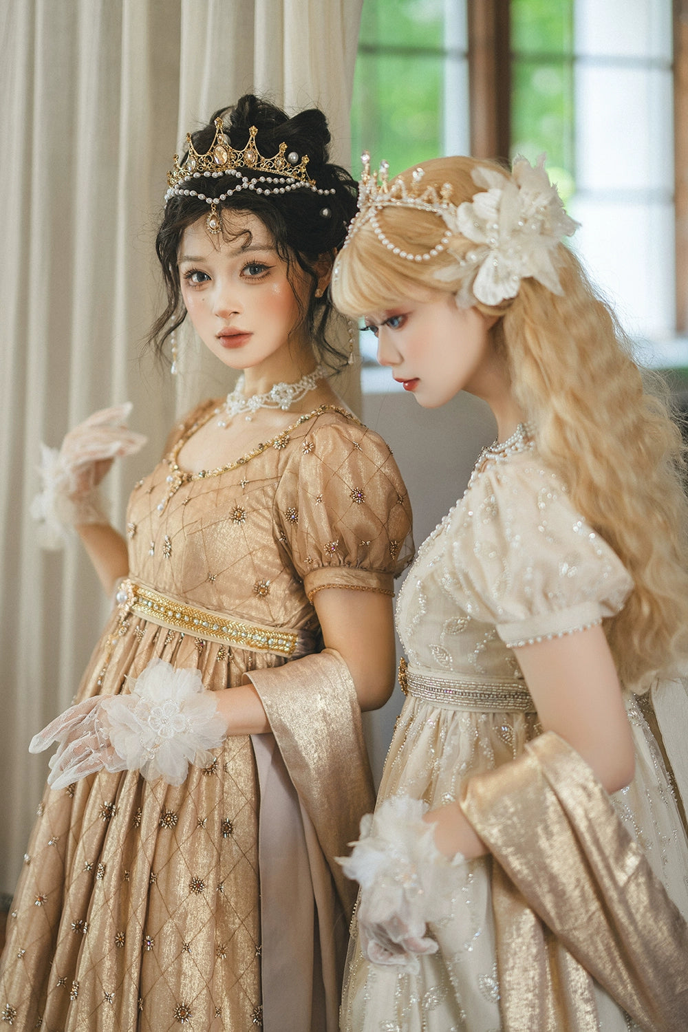 Miss Point - Twilight Radiance - Retro Lolita Accessories, Embroidered Handbag