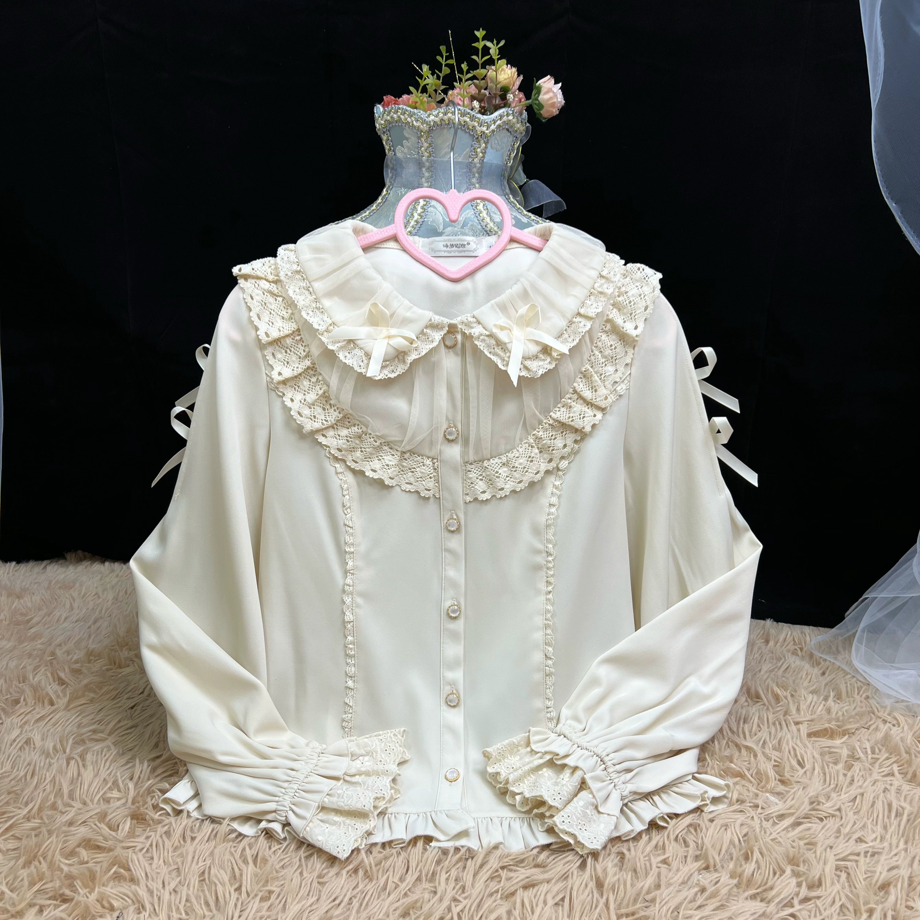 DMFS Lolita - Sweet Lolita Blouse Peter Pan Collar Shirt 40828:753169