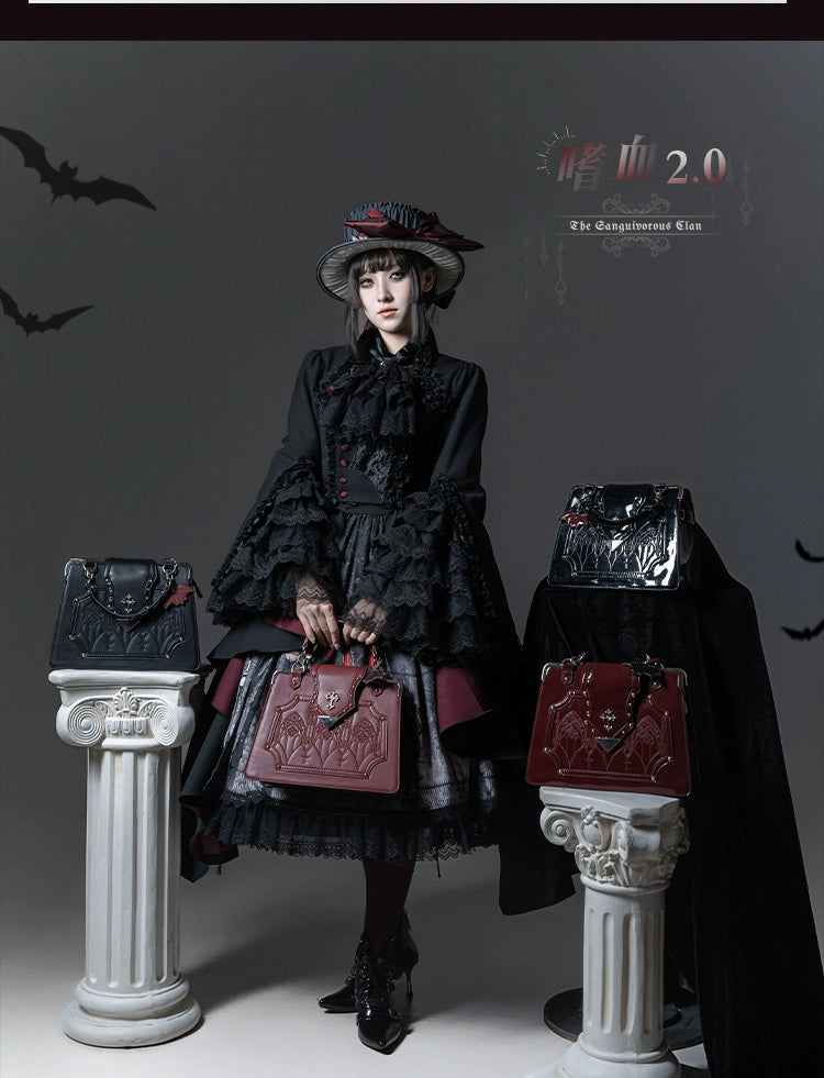 TALEBRINGER - The Sanguivorous Clan 2.0 - Gothic Lolita Handbag & Jabot 44091:794657
