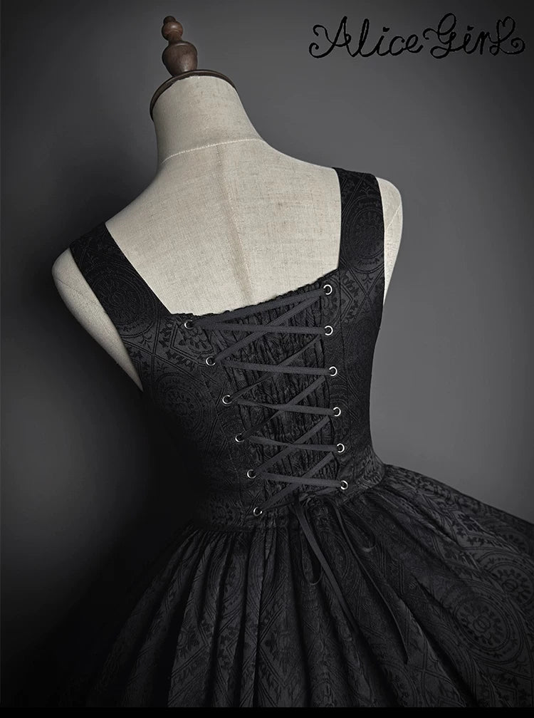 Dawnbreaker - Military Lolita JSK, Diamond Shaped Hemline 44643:816844